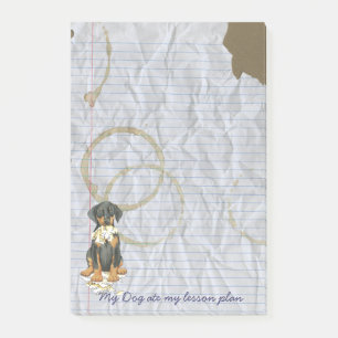 Post-it® Mon Doberman a mangé mon plan de leçon