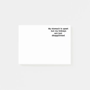 Post-it® Mon estomac est en colère