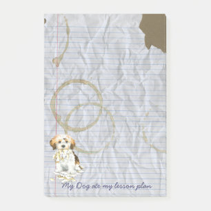 Post-it® Mon Havanese a mangé mon plan de cours
