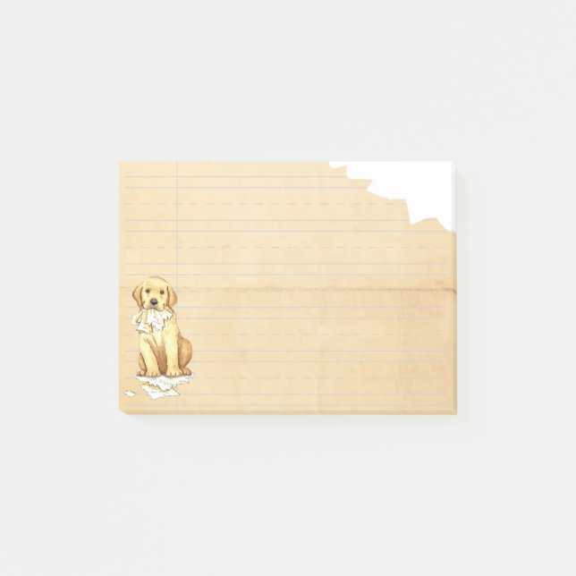 Post-it® Mon laboratoire jaune a mangé mon travail (Devant)