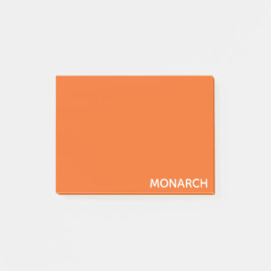 Post-it® Monarch butterfly orange color name