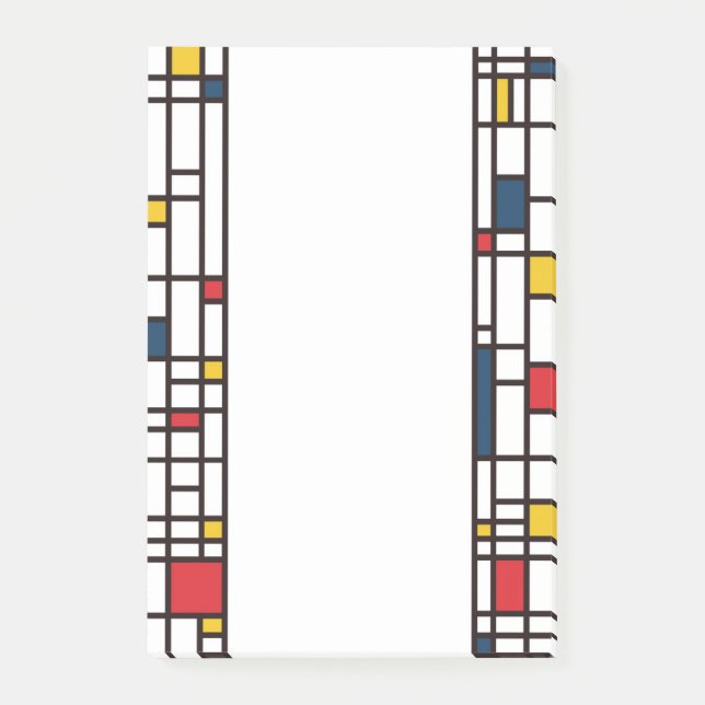 Post-it® Mondrian de Stijl (Devant)