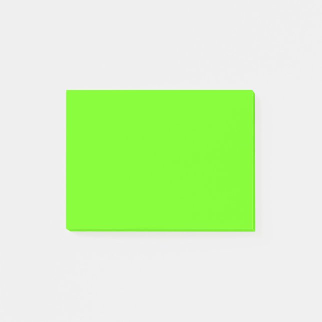Post-it® Monochromatique vert brillant (Devant)