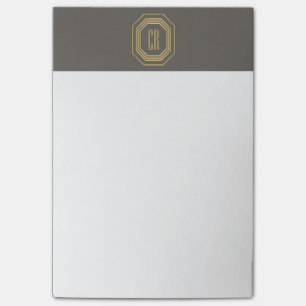 Post-it® Monogramme Art Déco Gold II Vintage