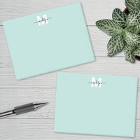 Monogramme Bleu Canard