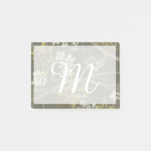 Post-it® Monogramme Branche de fleurs à motifs I
