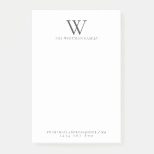 Post-it® Monogramme de famille