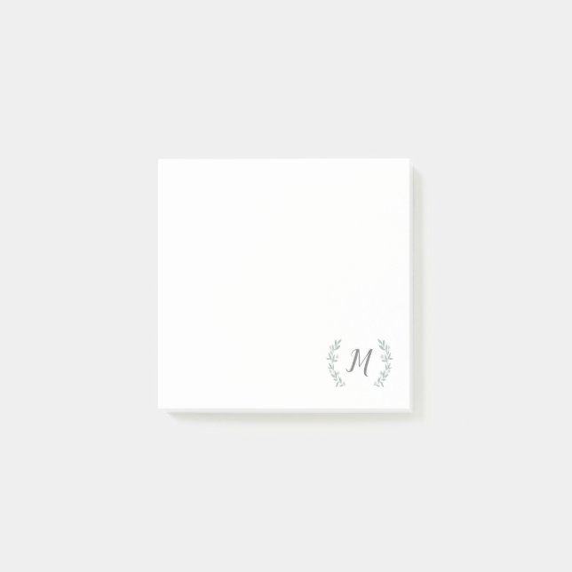 Post-it® Monogramme de la branche Laurel  (Devant)