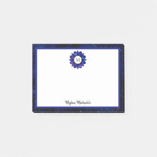 Post-it® Monogramme de Mandala de l'espace extra-atmosphér