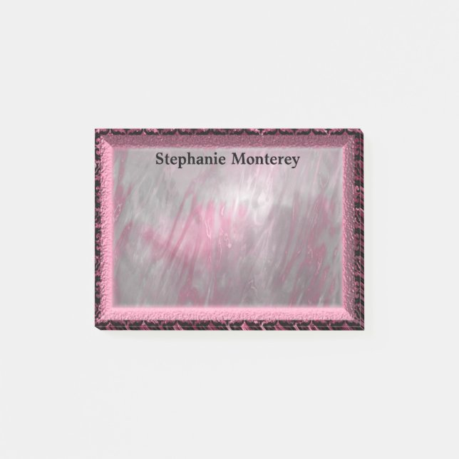 Post-it® Monogramme élégant pétale de Durenfield (Devant)