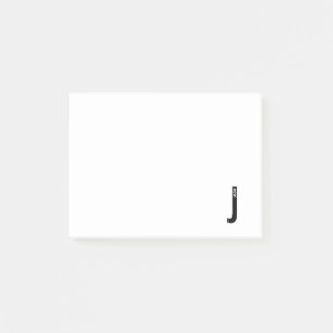 Post-it® Monogramme et nom personnalisés modernes