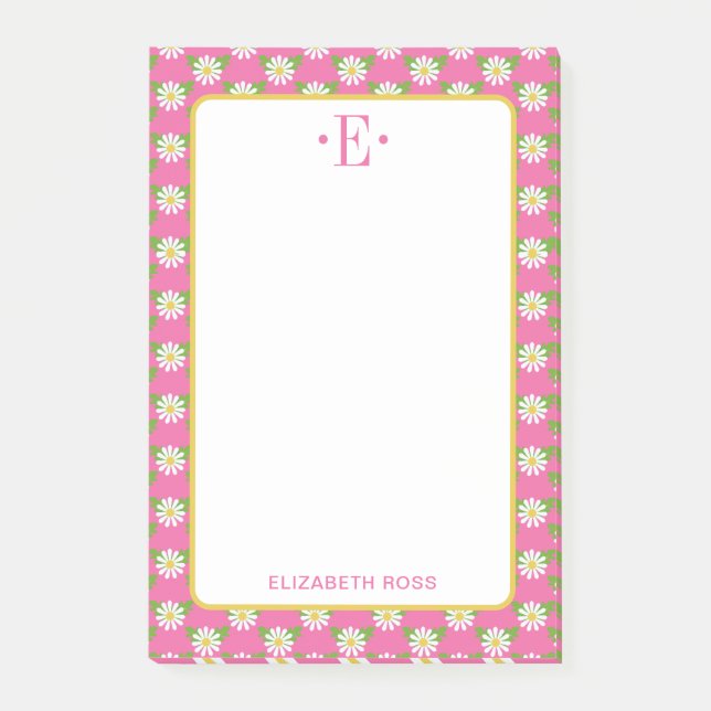 Post-it® Monogramme Marguerite (Devant)