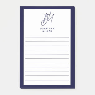 Post-it® Monogramme minimaliste moderne