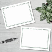 Monogramme Minimaliste Vert Sauge
