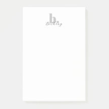 Monogramme moderne minimaliste Élégant Script