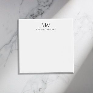 Post-it® Monogramme moderne simple et élégant