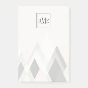 Post-it® Monogramme   Monts au-delà des montagnes III