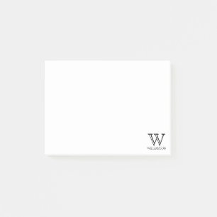 Post-it® Monogramme personnalisé post-it