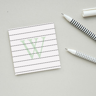 Post-it® Monogramme vert pâle