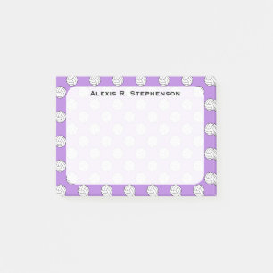 Post-it® Monogramme Volleyball Balls Lavande violette