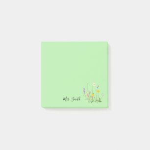 Post-it® Monographie florale personnalisée