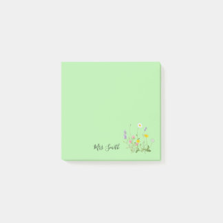Post-it® Monographie florale personnalisée