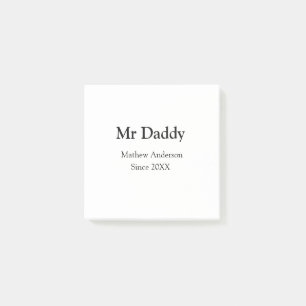 Post-it® Monsieur Papa depuis ajouter année nom parents nom