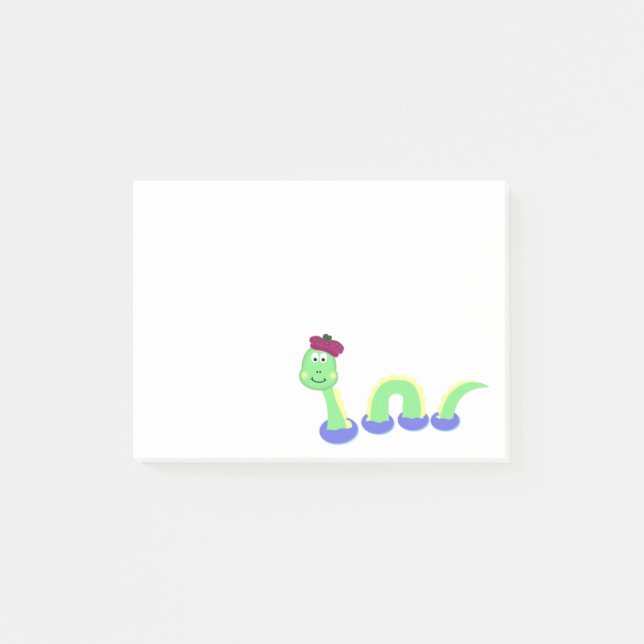 Post-it® Monstre de Loch Ness (Devant)