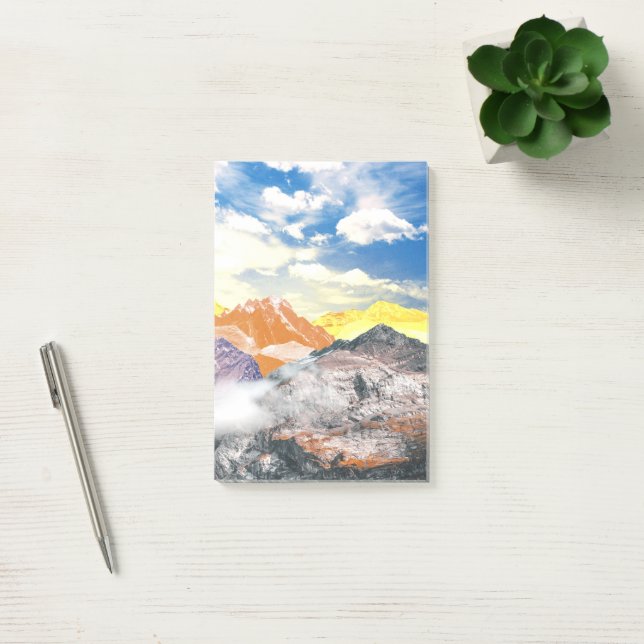 Post-it® Montagnes (montage photo) 1 (Bureau)