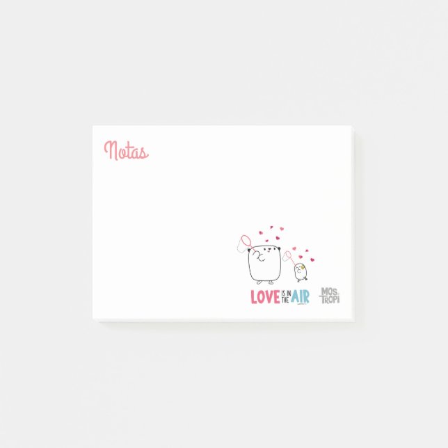 Post-it® Mostropi│Love is in the air (Devant)