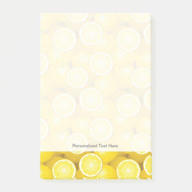 Post-it® Motif 2 de citron (Devant)