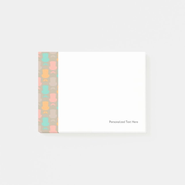 Post-it® Motif 2 de moustache (Devant)
