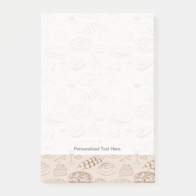 Post-it® Motif 3 de nourriture (Devant)