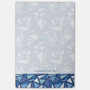 Post-it® Motif Abstrait de glace bleue