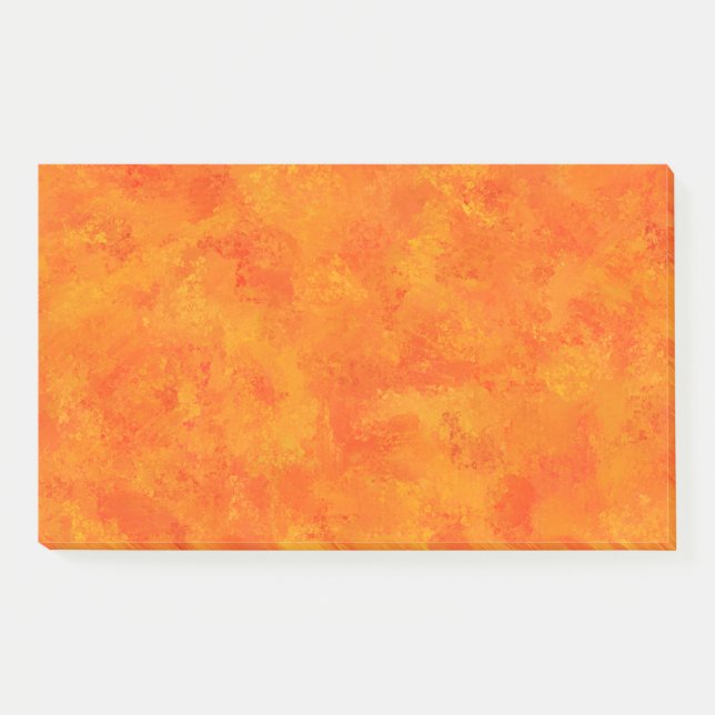 Post-it® Motif Abstrait orange (Devant)