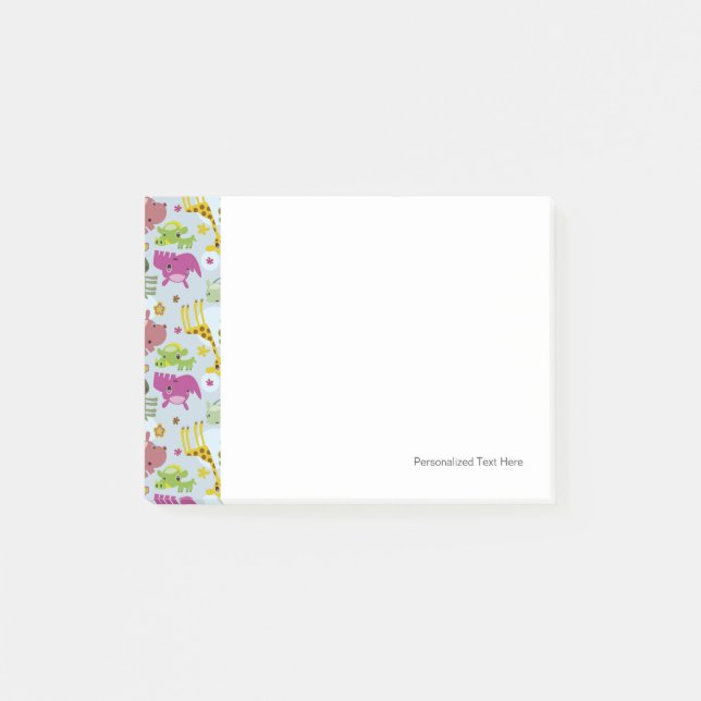 Post-it® motif animal de safari (Devant)