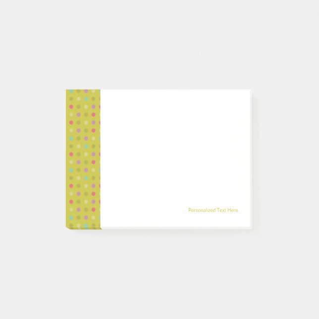 Post-it® motif arrière - plan de Polka-dot (Devant)