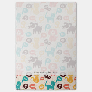 Post-it® Motif Avec Chats Et Chiens Amusants
