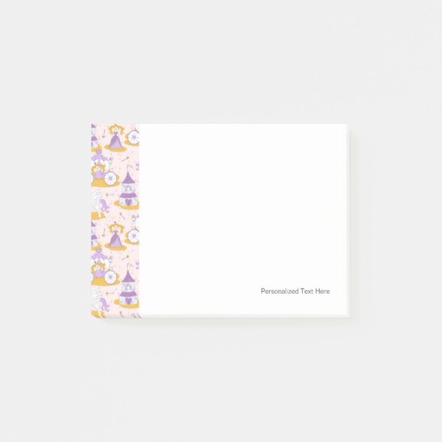 Post-it® motif avec une princesse (Devant)