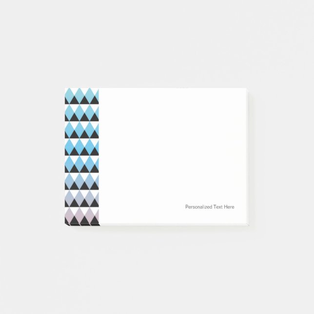 Post-it® Motif aztèque tribal d'Ombre (Devant)