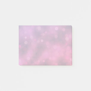 Post-it® Motif Bokeh rose et violet