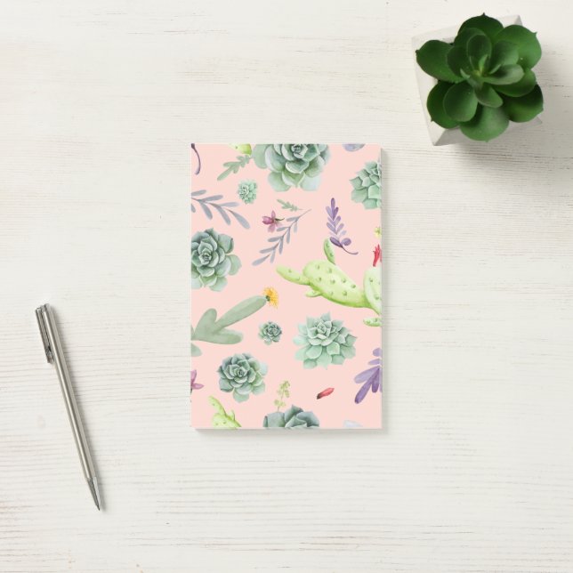 Post-it® Motif Cactus 8 (Bureau)