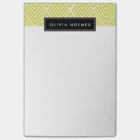Motif Chevron jaune et noir