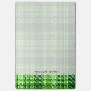 Post-it® Motif couleur verte À damiers