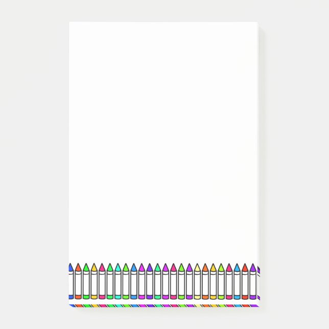 Post-it® Motif Crayon de dessin (Devant)