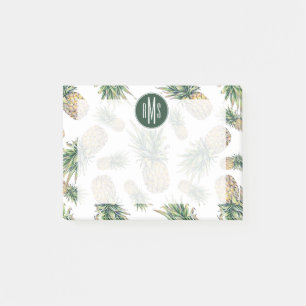 Post-it® Motif d'ananas d'aquarelle