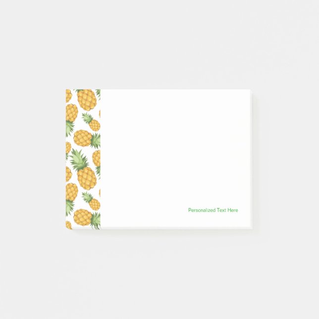 Post-it® Motif d'ananas de bande dessinée (Devant)