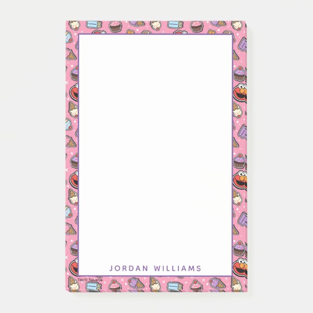 Post-it® Motif d'autocollant Elmo Sweet Treat (Devant)