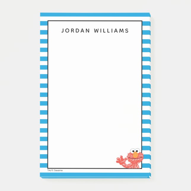 Post-it® Motif de bande Crayon Elmo (Devant)