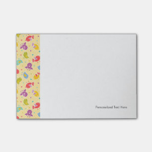 Post-it® Motif de bébé avec les oiseaux mignons